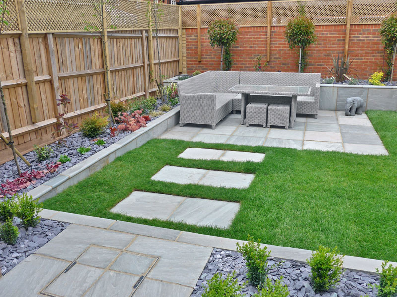 Contemporary grey sandstone