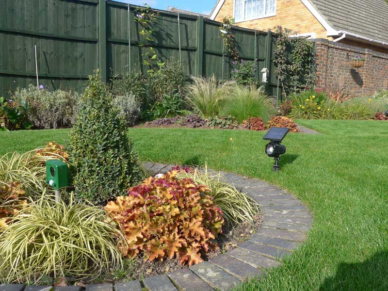 View across the garden from the rear